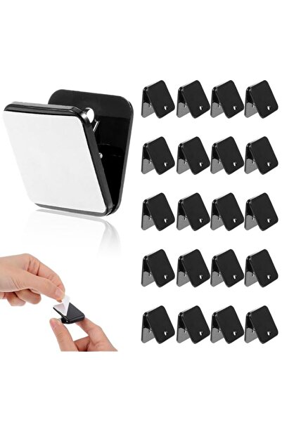 Generic Brand Bukela Self Adhesive Clips 20 Pcs Tapestry Wall Hanging Double-...