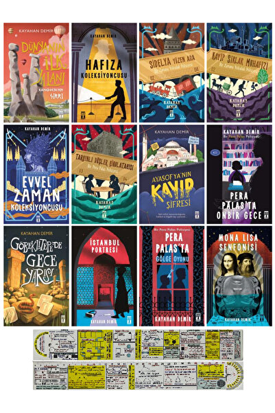 Genç Timaş Kayahan Demir 12 Kitap Set / Dünyanın İlk Yalanı - Hafıza Koleksiy...