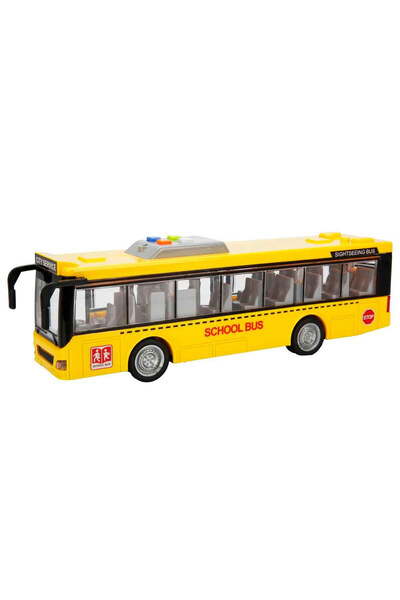 Feyza Oyuncak 1:16 Sesli ve Işıklı Şehir Otobüsü 28 cm Sarı| 3+ Yaş | 1 Adet ...