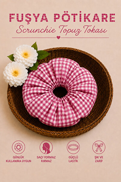 Hophera Pötikare Large Size Scrunchie Bagel Hair Clip Strong Elastic Bun Hair...