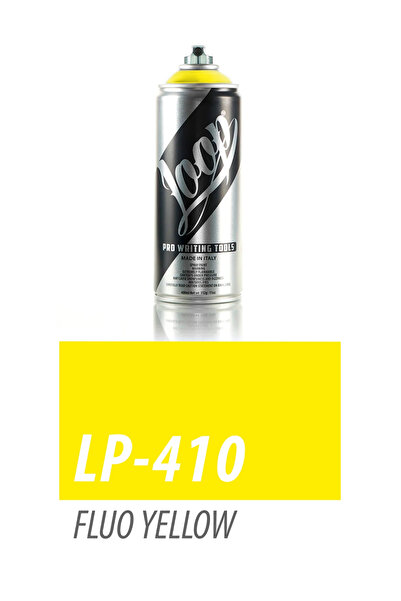 Loop Lub Colors Spray Paint 400ml - Fluorescent Yellow 410