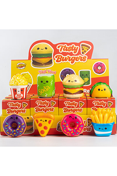 Choice7 12pcs set B02 12pcs Set Slow Rebound Food Mystery Blind Box Cute Anim...