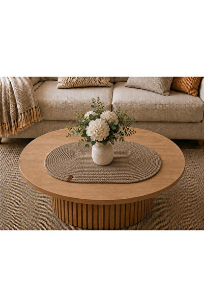 EGE ÖRGÜM Runner 50X30 cm Wicker Look Bohemian Coffee Table Cover Multi-Purpo...