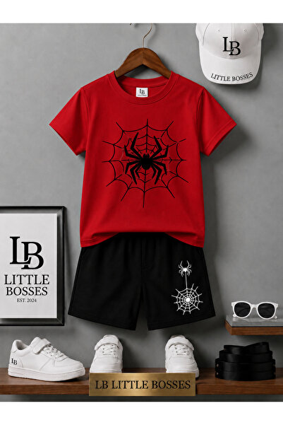 LB little bosses Summer Shorts T-Shirt Unisex (Spider)