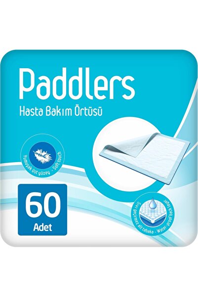 Paddlers غطاء حماية لسرير العناية بالمرضى 60x90 سم 60 قطعة - ماص، مقاوم للسوائل