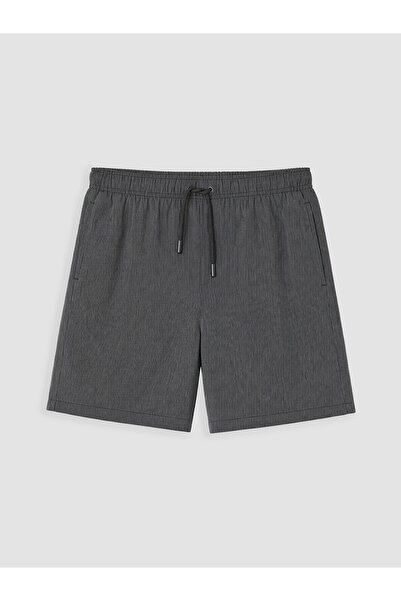 LC Waikiki Trendlucky Men's Knee Length Swim Shorts with Difference in Length
