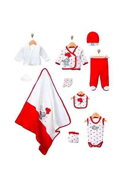 ELITE by Seba Elephant Patterned 10-Piece Newborn Hospital Discharge Set