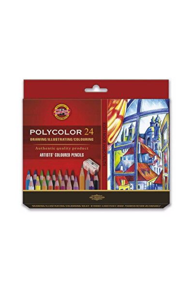 Koh-i Noor Creioane colorate Polycolor BONUS: 2 creioane grafit gama 1500 + a...