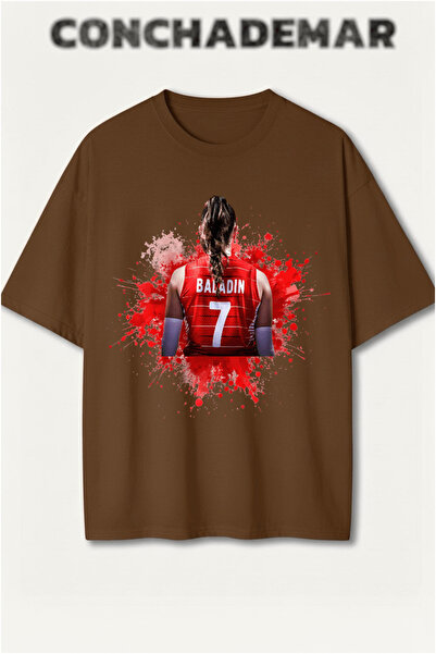 Vordevia Sultans of the Net Printed Premium Oversize Cotton T-Shirt