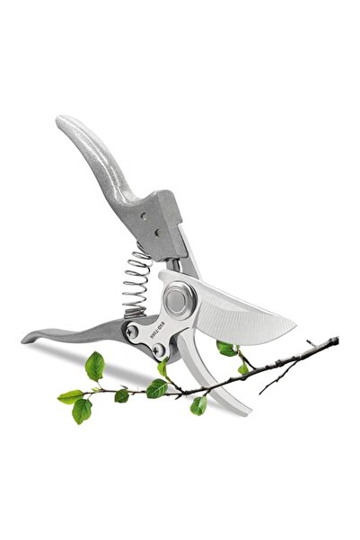 Generic X spring Pruning Shears, 8 Inch SK5 Steel Bypass Garden Scissors Seca...