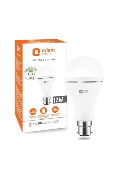 Generic Orient Electric 12W Rechargeable Emergency LED bulb| Inverter Bulb fo...