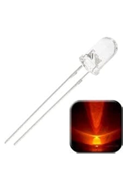 Generic 5mm crystal orange LED is a specific type of light-emitting diode (LE...