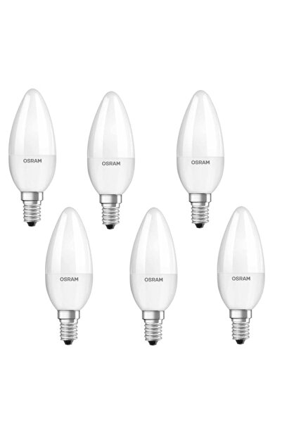 Generic OSRAM Led Bulb E14 Candle Lamp 5W Warm White Dimmable 2700K,Pack Of 6