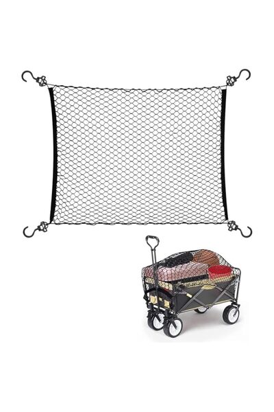 Generic SKEIDO 1Pcs Wagon Cargo Net for Collapsible Foldable Wagon, Car Cargo...