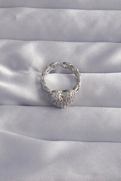 online kapsulavm avm alışveriş Brass Adjustable Silver Color Zircon Stone Cur...