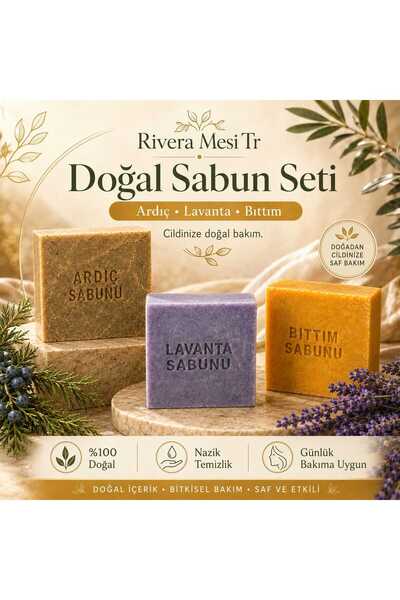 Ardıç, Lavanta ve Bıttım Sabunu 3’lü Bakım Seti