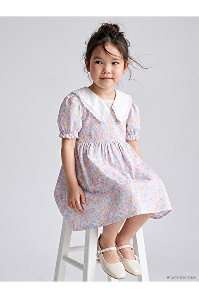 LC Waikiki I Bebe Roba Collar Embroidered Girls' Dress from Freezen Store