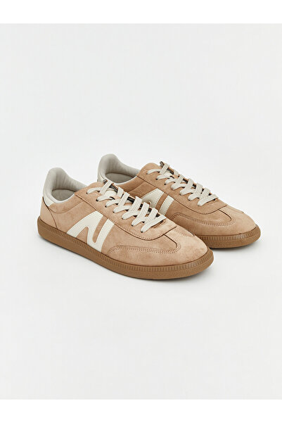 LC Waikiki Lcw Steps Beige Suede Look Men's Sports Shoes