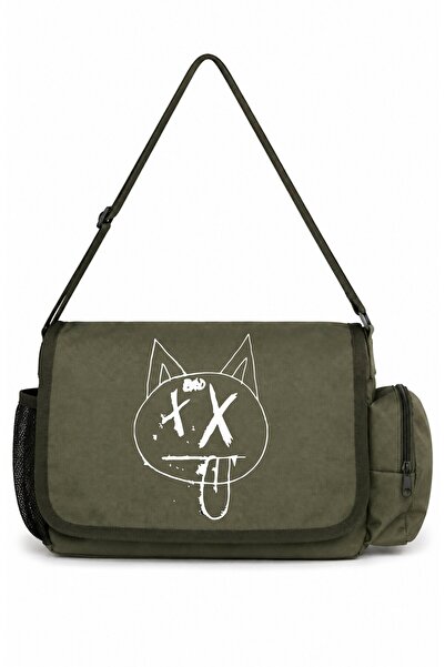 SEVBANO Design Cat Printed School, Sports, Office Multi-Purpose Messenger Bag
