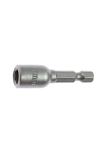 OEM Socket wrench head, short, internal hexagonal profile, Kronus, 7 x 1/4 inch