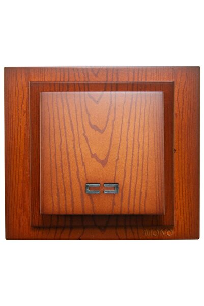 OEM Single switch, with indicator light, Mono Electric Larissa, recessed, fra...