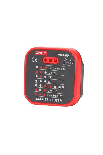 OEM EU Solid Color-T UT07A socket tester, detecting 8 wiring conditions