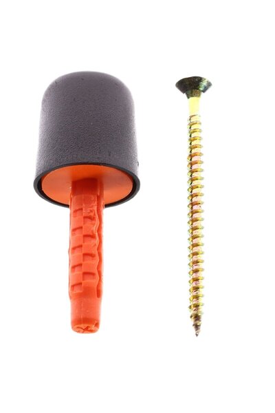 OEM Opritor usa pentru pardoseala, Easy-Fix, cauciuc, negru, 25 mm