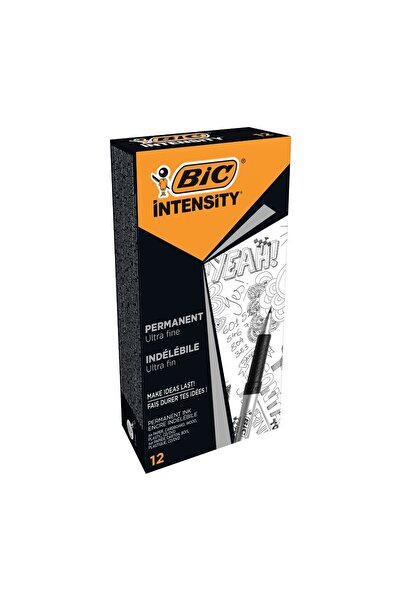 OEM Marker permanent, BIC Ultra fine, negru