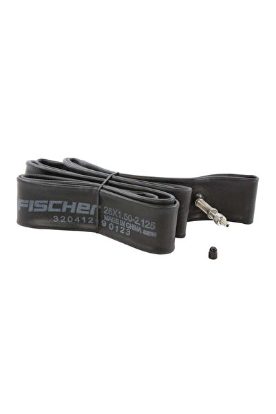 OEM Fischer bicycle tire inner tube, rubber, 26 inch, with 26.5 mm valve for ...