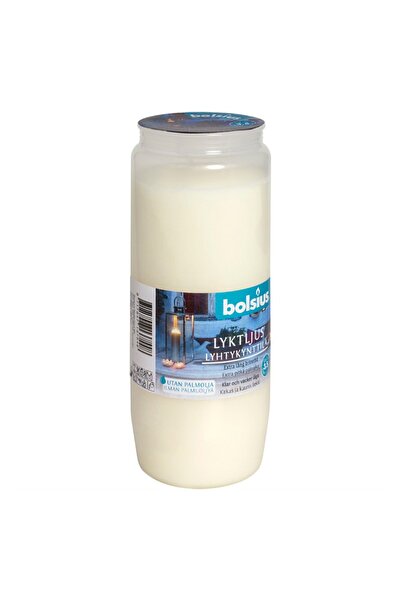 Bolsius Set 2 x Candela Alba Rezerva, Nr. 4, 84 Ore,