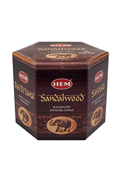Hem Set 2 x Conuri Parfumate Backflow, Santal Wood