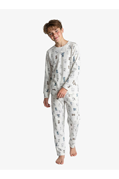 Blackspade Erkek Çocuk Pijama Takımı 41024 - Desenli