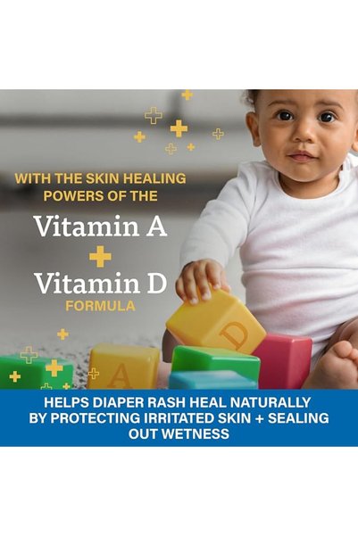 A D FOOD & HERBS كريم لعلاج تهيج البشرة من الحفاضات يحتوي على اكسيد الزنك ايه ودي وديمينثيكون بنسبة 1% واكسيد الزنك 1
