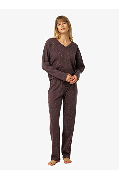 Blackspade Kadın Pijama Takımı 52239 - Mürdüm