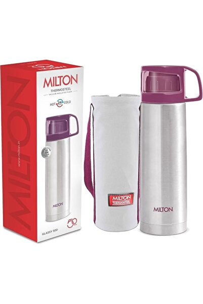 GENERAL Milton Vacuum Insulated Thermal Jug Purple Color 500ml Stainless Steel