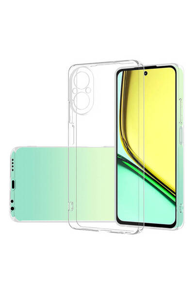 zore Realme 12 Lite Case Camera Protected Transparent Thick Superior Protecti...