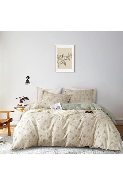 GENERAL Army Green Bedding Set Queen Size, Dark Green Duvet Cover, Made of 10...