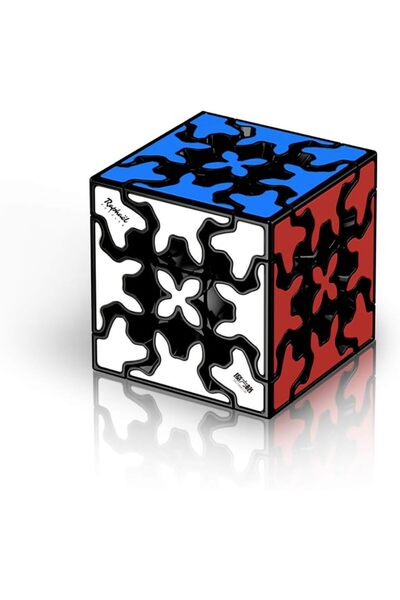 Arabest 3x3x3 Magic Speed Gear Cube Twisty Puzzle,Modern Style,Unisex,Black,6...