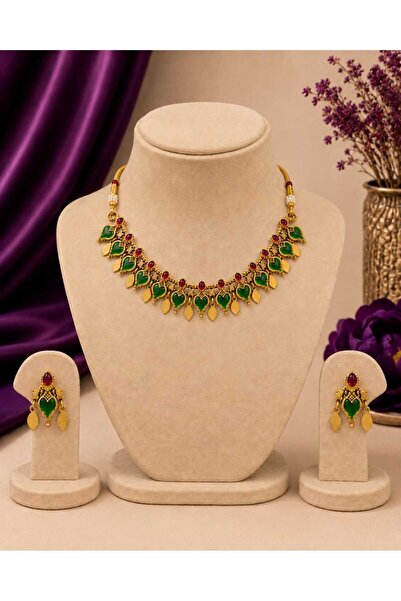 Generic Palakka Ilakkathali Necklace Set