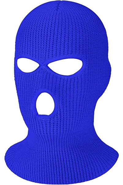GENERAL Satinore 2 Hole Full Face Knitted Ski Mask for Adults, Winter Warm Fl...