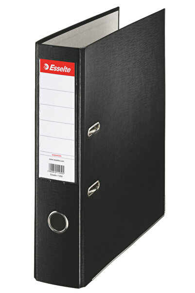 MC Micostore Пластмасов библиорафт 7.5см черен икономичен Esselte