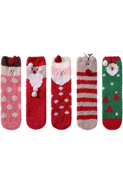 GENERAL Linyimin Women's Winter Warm Fuzzy Cozy Slipper Socks Microfiber Sock...