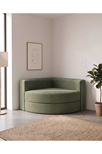 NESTİME Nestime® 110x110 cm Modüler Köşe Koltuğu | Orijinal Sünger | Fitilli ...