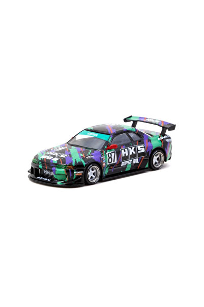 Genel Markalar Tarmac Works 1/64 Nissan Skyline (R32) Widebody HKS with Tarma...