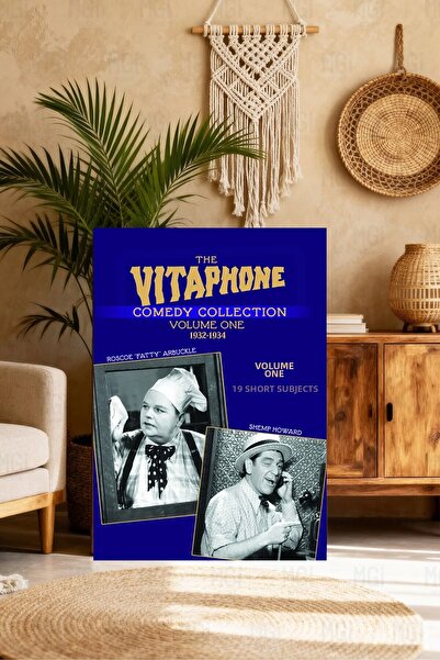 Mgi Design Αισθητική vintage αφίσα ταινίας κινηματογράφου σε καμβά, πολυτελής...