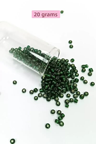 Mestore Bulky Glass Sand Beads Big Size (6/0) 4 mm - 20 Grams - Transparent D...