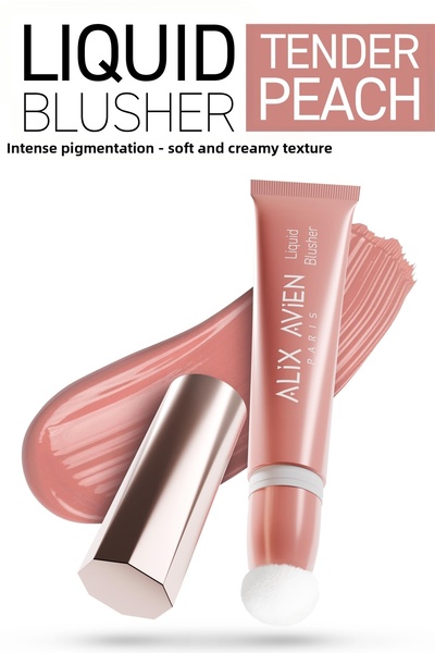 Alix Avien Intensely Pigmented Matte Finish Creamy Liquid Blush with Vitamin ...
