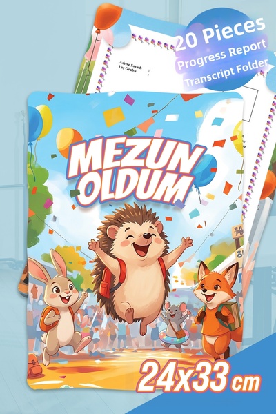 colortouch Mezun Kirpi And His Friends A4 Αναφορά Ανάπτυξης Τάξης Α-1 Θήκη Εξ...