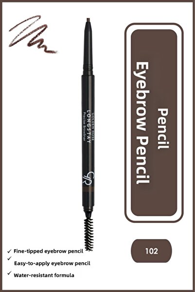 Golden Rose Longstay Precise Browliner No: 102 Deep Brown - Asansörlü Kaş Kalemi