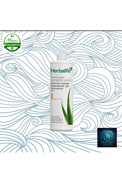 Herbalife مشروب الألوفيرا العشبي المركز بنكهة المانجو 473 مل